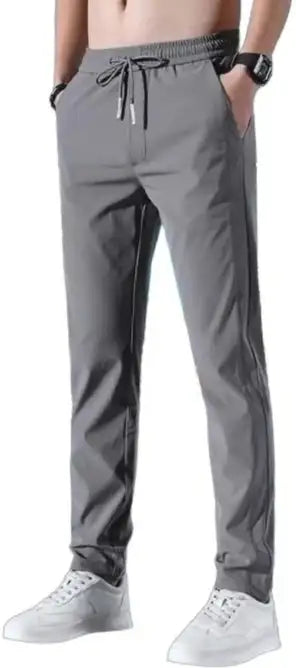DM Buy1 Get 1 Free ©PREMIUM MEN'S HIGH STRETCH SKINNY LYCRA PANTS(Black & Gray)